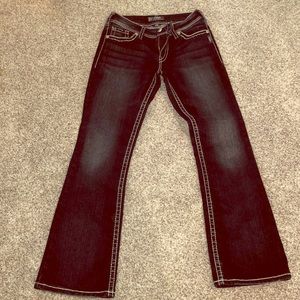 Silver Jeans NWOT (Suki Flap) Dark wash bootcut